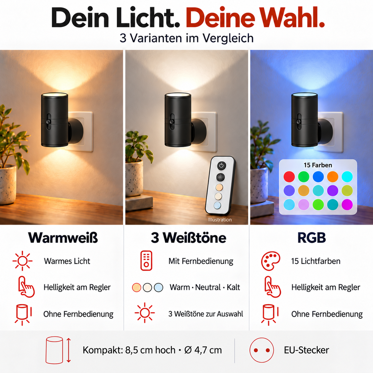 Lampena | Premium-LED-Nachtlicht
