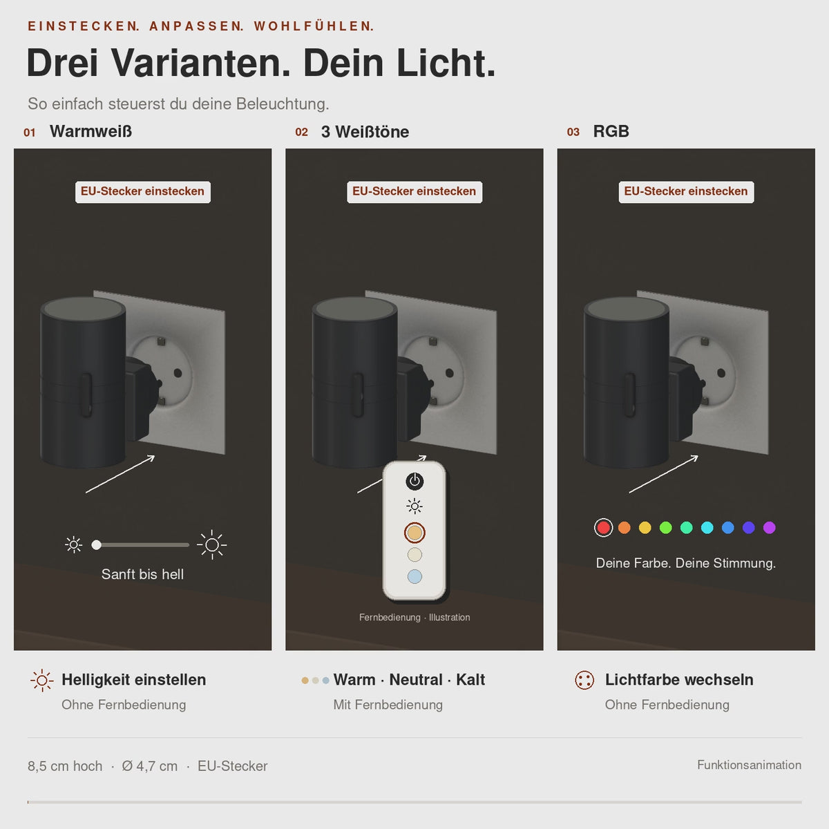 Lampena | Premium-LED-Nachtlicht